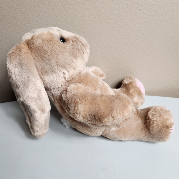 Build-A-Bear Pawlette Tan Floppy Eared Bunny Rabbit Curved 14" - Picture 4 of 9
